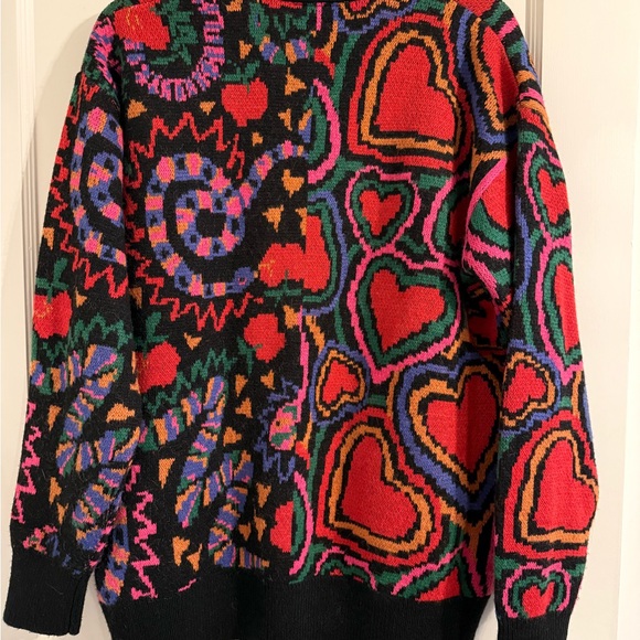 Farm Rio Colorful Pattern Cardigan - Picture 2 of 6